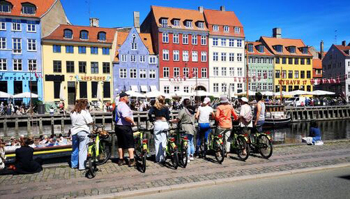 Bike tour in Copenhagen